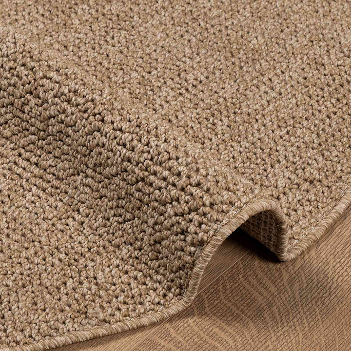 Områdetæpper Rund AGIRA Naturfarvet Ø 160 CM Polyester