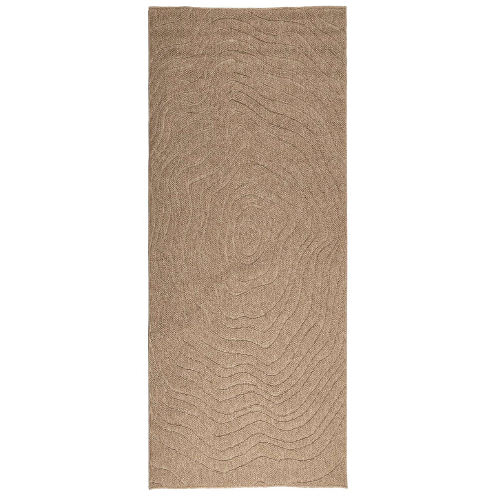 Områdetæpper Moiré AGIRA Naturfarvet 150 x 80 cm Polyester