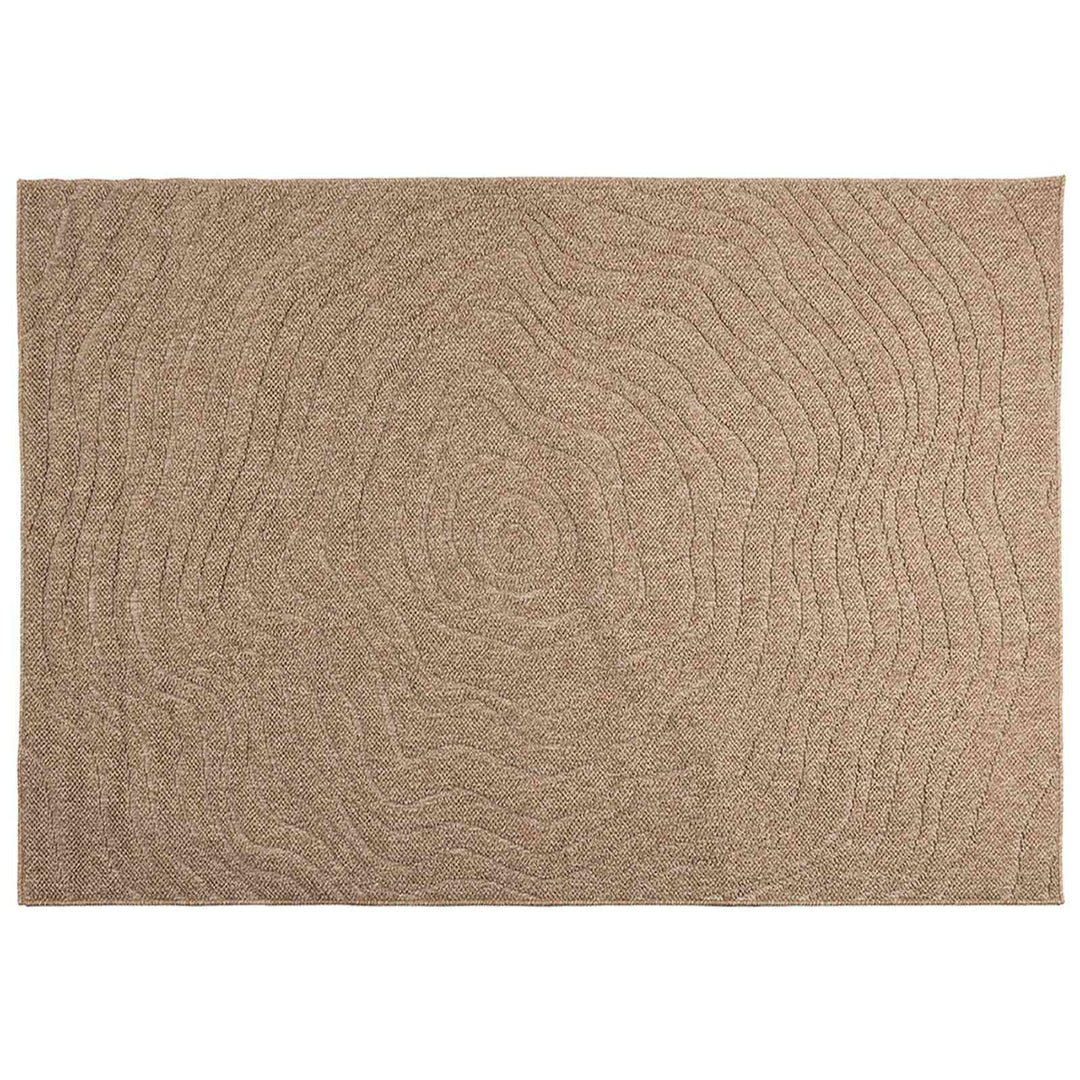 Områdetæpper Moiré AGIRA Naturfarvet 200 x 140 cm Polyester