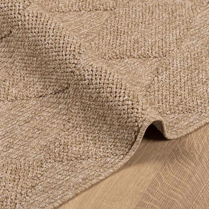 Indendørs og udendørs tæppe AGIRA Naturfarvet 200 x 80 cm