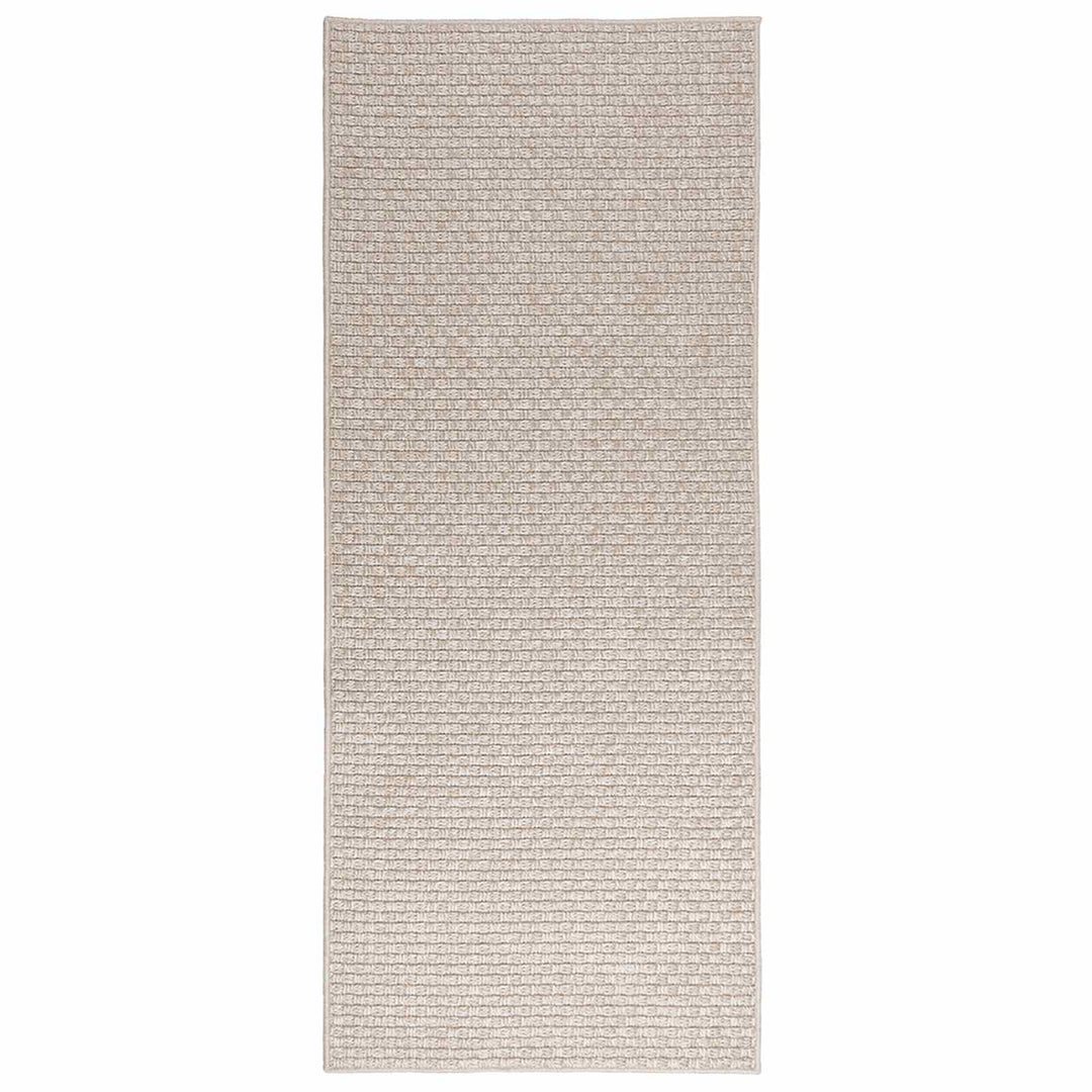 Områdetæpper Rektangulær FARO Creme 200 x 80 cm Polyester