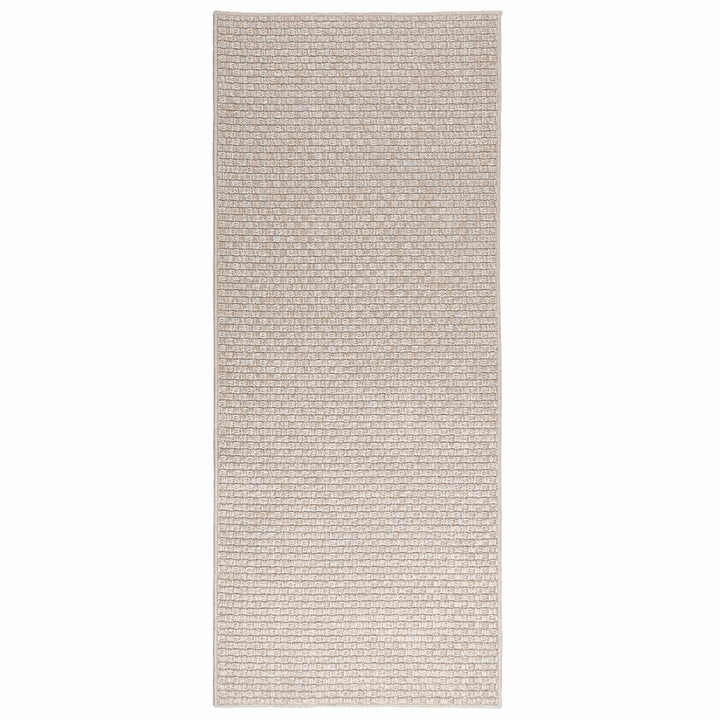 Områdetæpper Rektangulær FARO Creme 200 x 80 cm Polyester