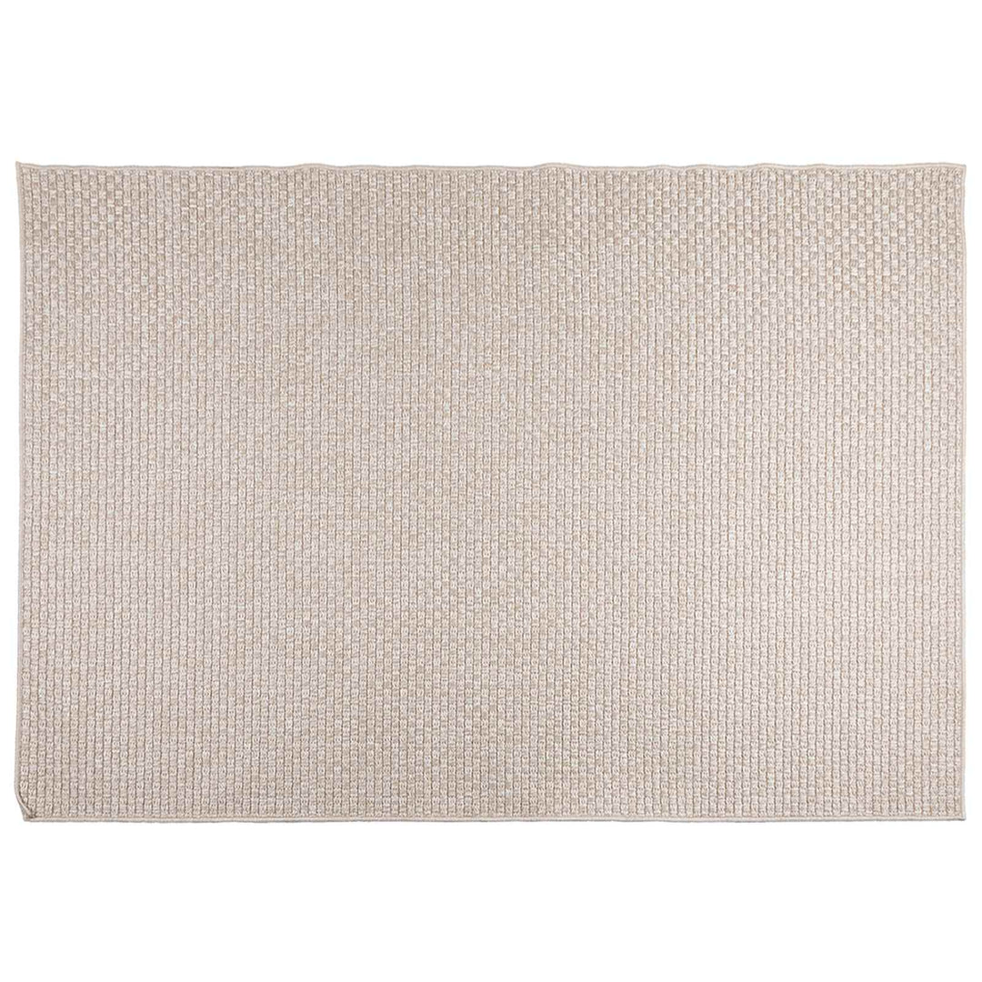 Områdetæpper Rektangulær FARO Creme 200 x 140 cm Polyester