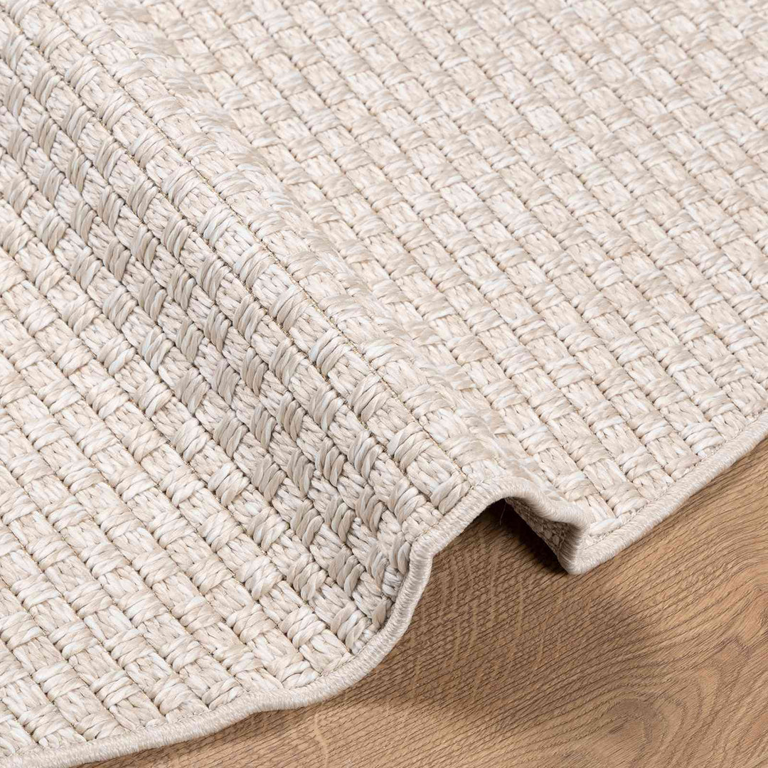 Områdetæpper Rund FARO Creme Ø 120 CM Polyester