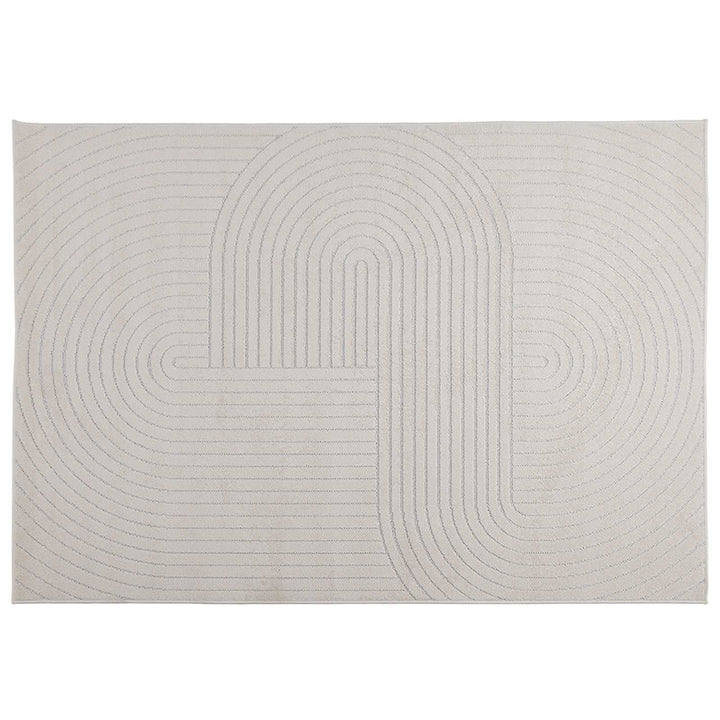 Områdetæpper Rektangulær PALMERAS Creme 170 x 120 cm Polyester