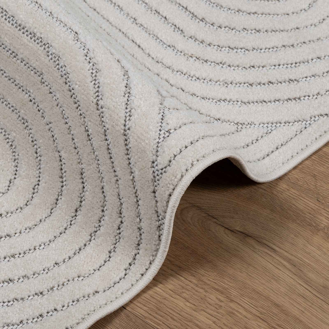 Områdetæpper Rektangulær PALMERAS Creme 230 x 160 cm Polyester