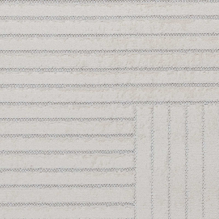 Områdetæpper Rund PALMERAS Creme Ø 200 CM Polyester