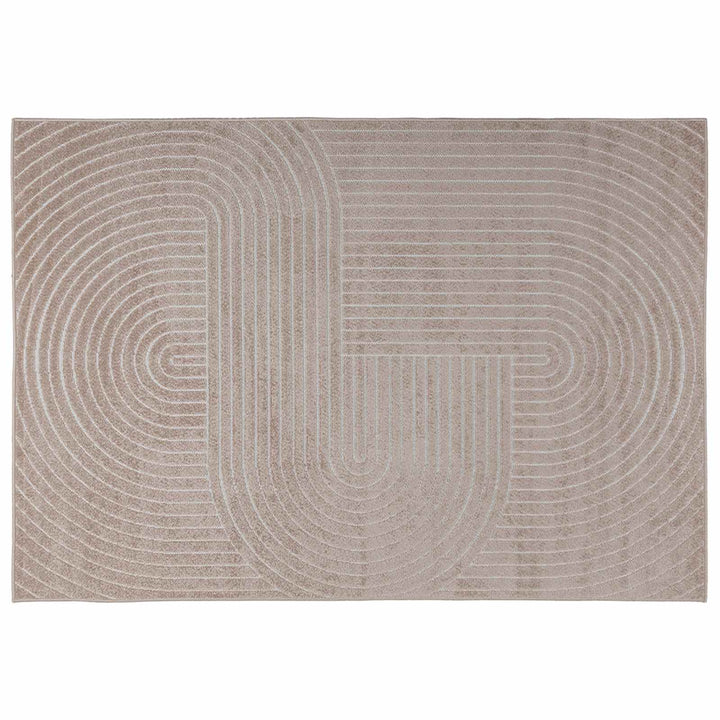 Områdetæpper Rektangulær PALMERAS Beige 230 x 160 cm Polyester