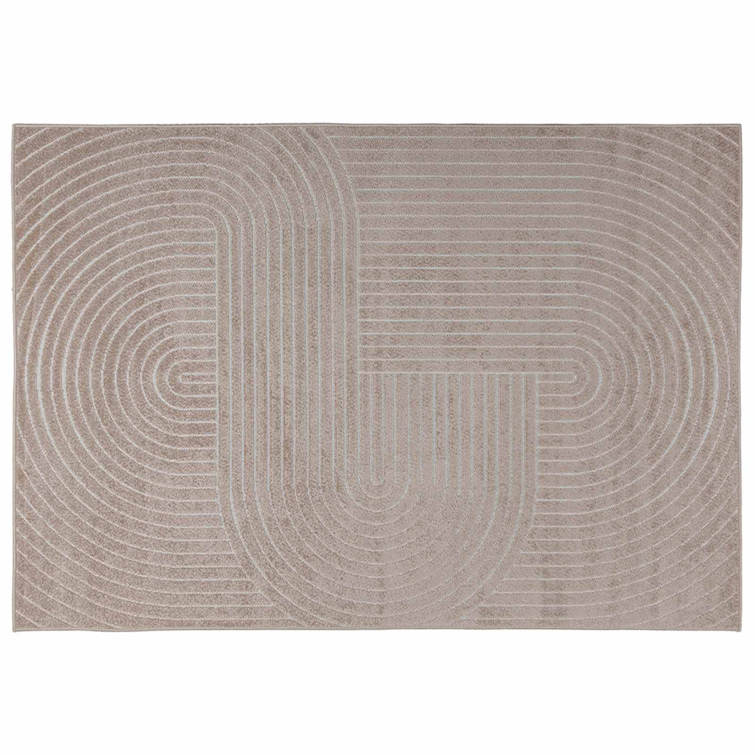 Indendørs og udendørs tæppe PALMERAS Beige 280 x 200 cm