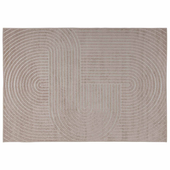 Områdetæpper Rektangulær PALMERAS Beige 280 x 200 cm Polyester