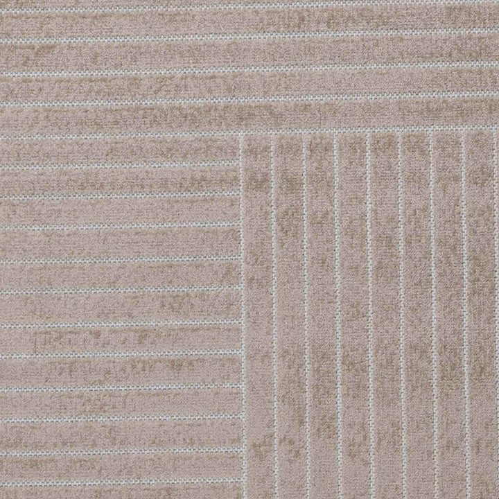 Områdetæpper Rund PALMERAS Beige Ø 160 CM Polyester