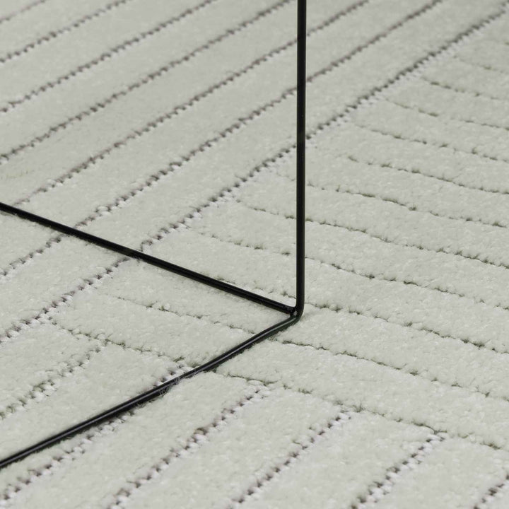 Områdetæpper Firkantet PALMERAS Grøn 200 x 200 cm Polyester