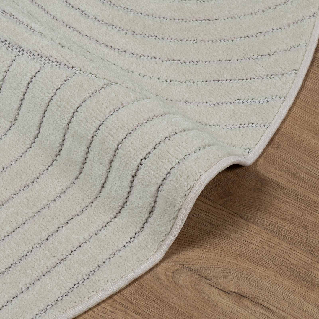 Områdetæpper Rund PALMERAS Grøn Ø 160 CM Polyester