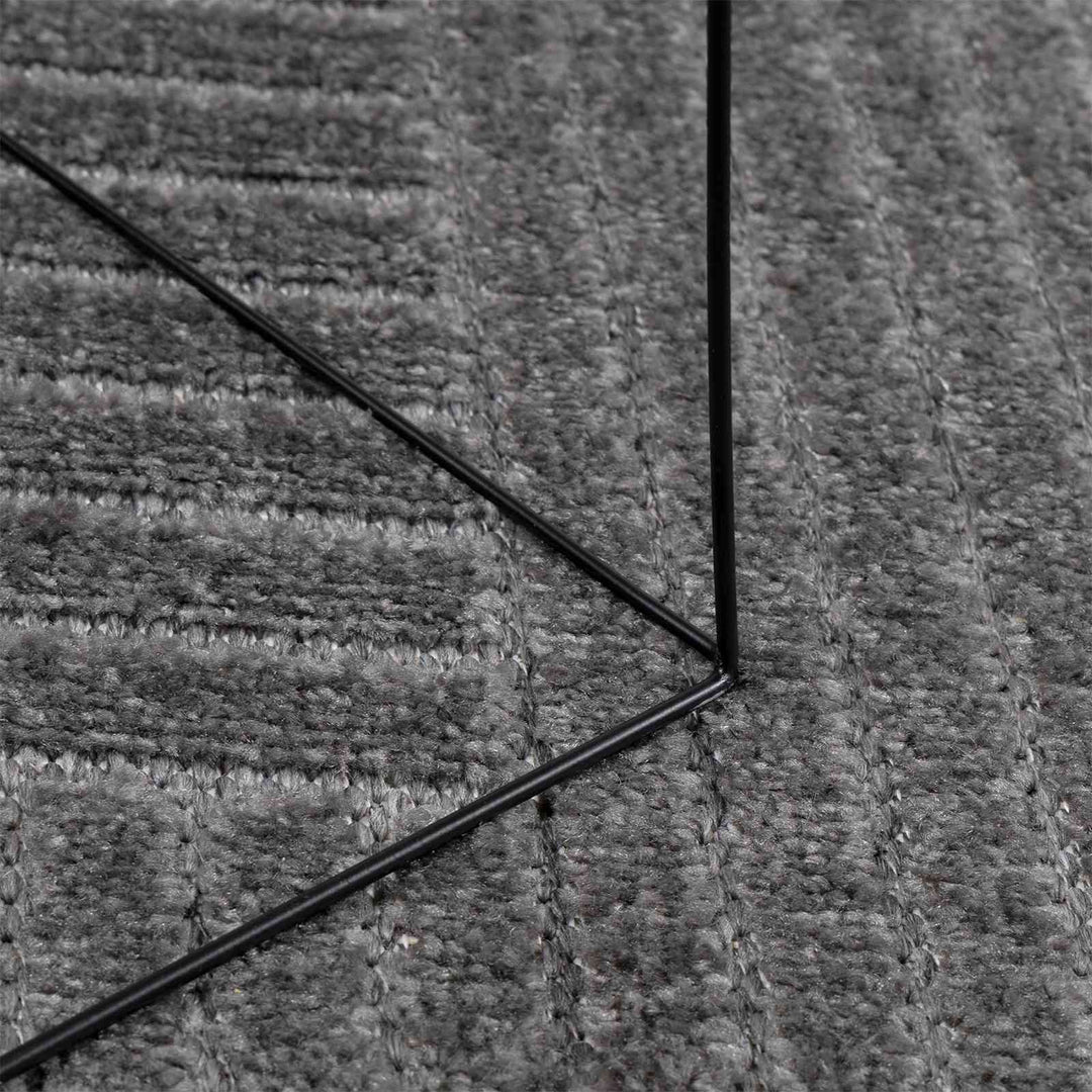 Områdetæpper PALMERAS Antracit 230 x 160 cm Polyester
