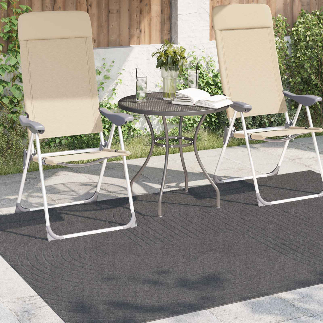 Områdetæpper PALMERAS Antracit 230 x 160 cm Polyester