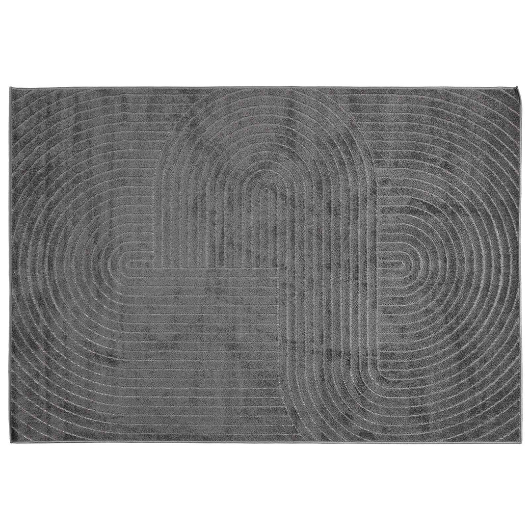 Indendørs og udendørs tæppe PALMERAS Antracit 280 x 200 cm
