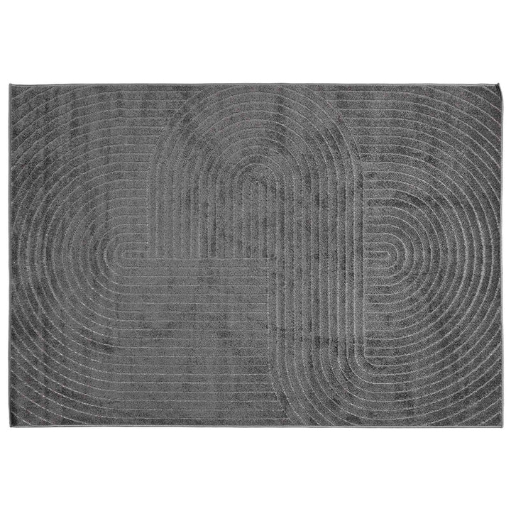 Indendørs og udendørs tæppe PALMERAS Antracit 280 x 200 cm
