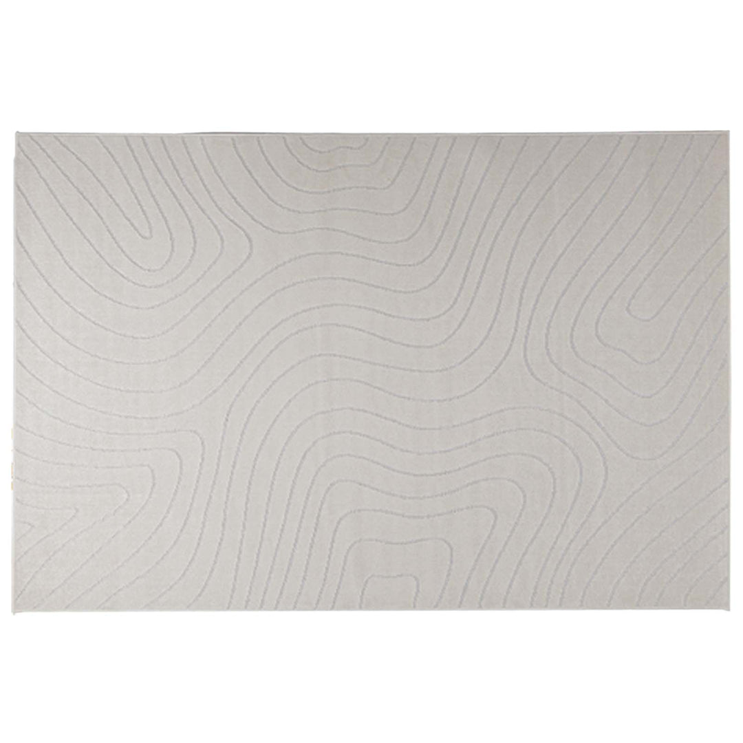 Indendørs og udendørs tæppe PALMERAS Creme 340 x 240 cm