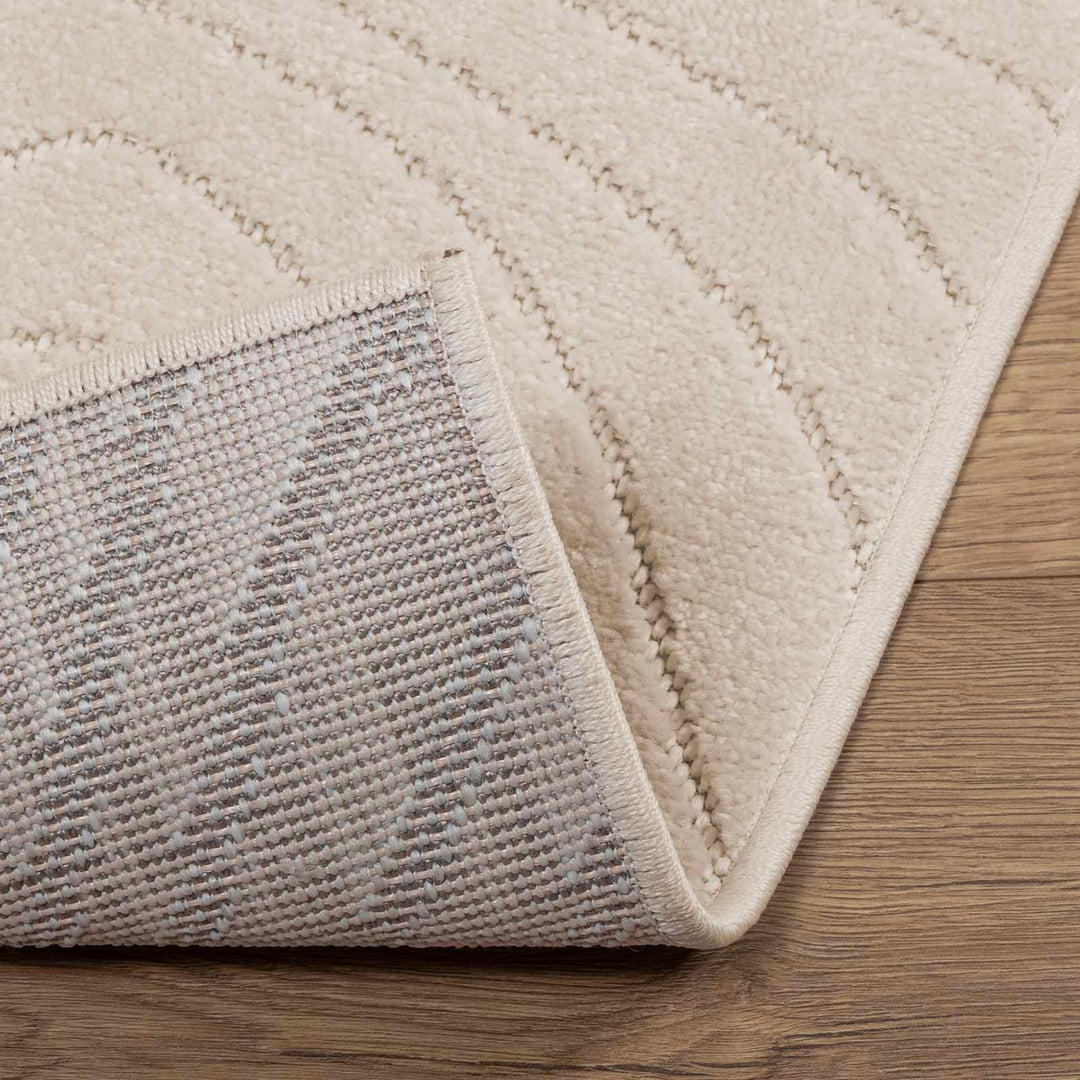 Områdetæpper Rektangulær PALMERAS Beige 160 x 230 cm Polyester