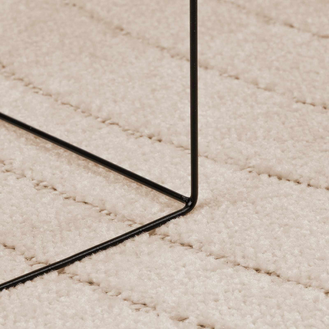 Områdetæpper Rektangulær PALMERAS Beige 160 x 230 cm Polyester