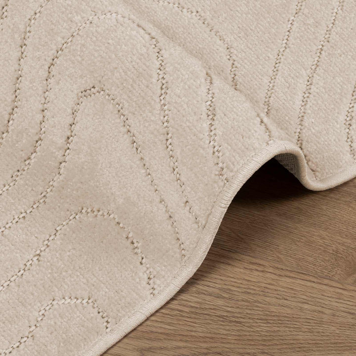 Områdetæpper Rektangulær PALMERAS Beige 160 x 230 cm Polyester