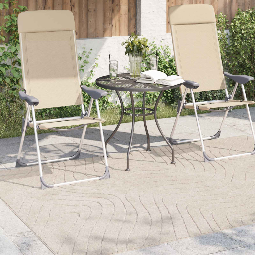 Områdetæpper Rektangulær PALMERAS Beige 160 x 230 cm Polyester