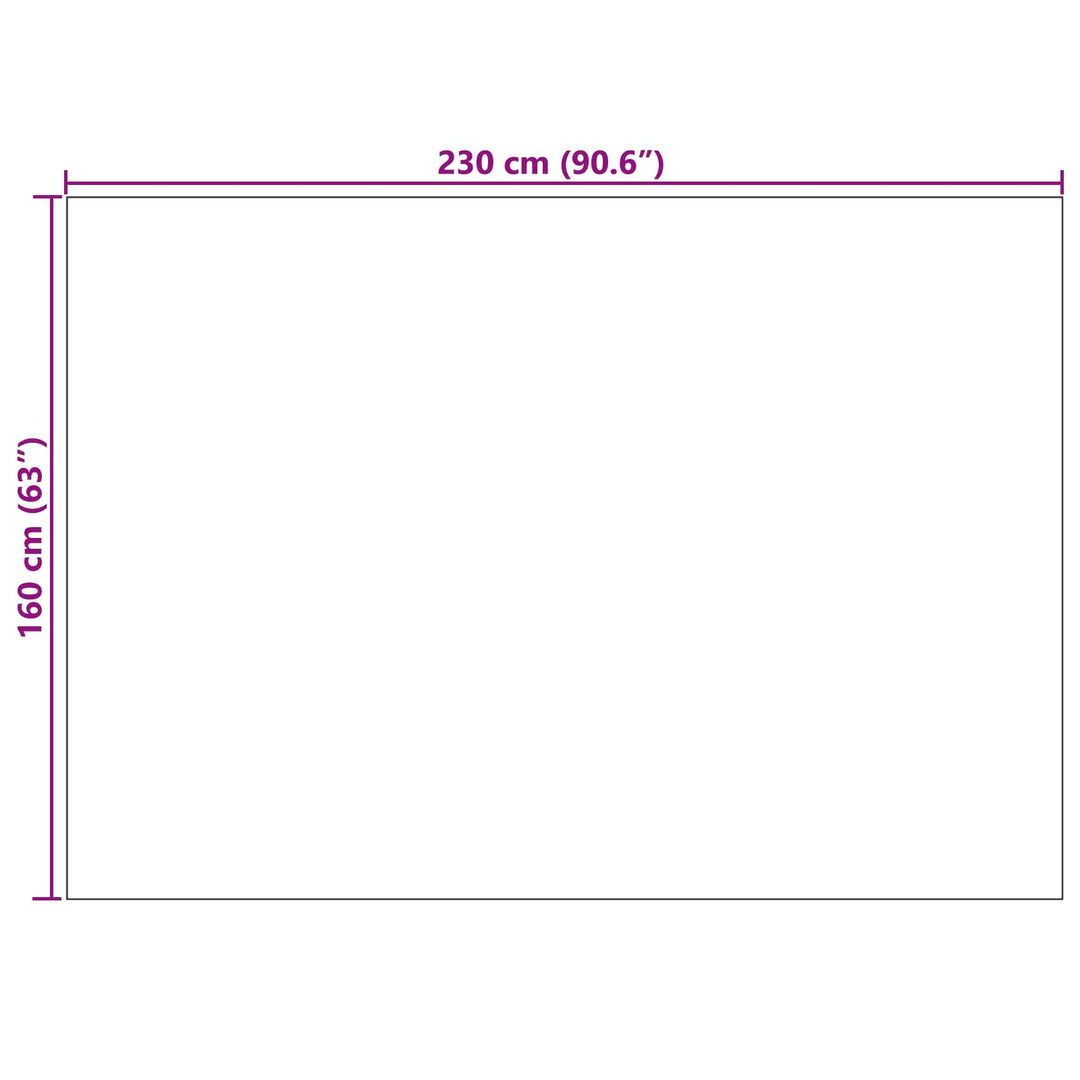 Områdetæpper Rektangulær PALMERAS Beige 160 x 230 cm Polyester