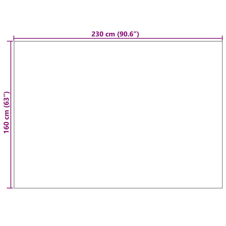 Områdetæpper Rektangulær PALMERAS Beige 160 x 230 cm Polyester