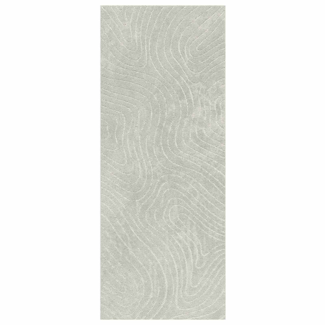 Områdetæpper Rektangulær PALMERAS Grøn 80 x 150 cm Polyester