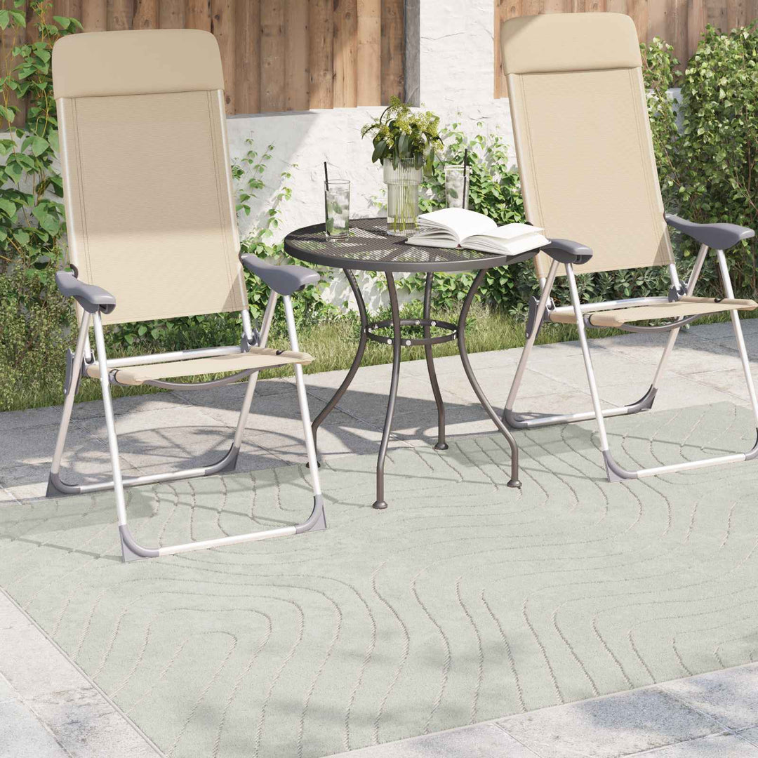 Områdetæpper Rektangulær PALMERAS Grøn 160 x 230 cm Polyester