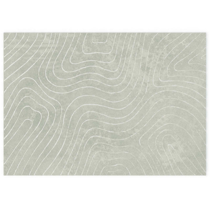Områdetæpper Rektangulær PALMERAS Grøn 200 x 280 cm Polyester
