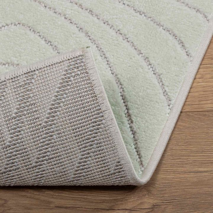 Områdetæpper Firkantet PALMERAS Grøn 200 x 200 cm Polyester
