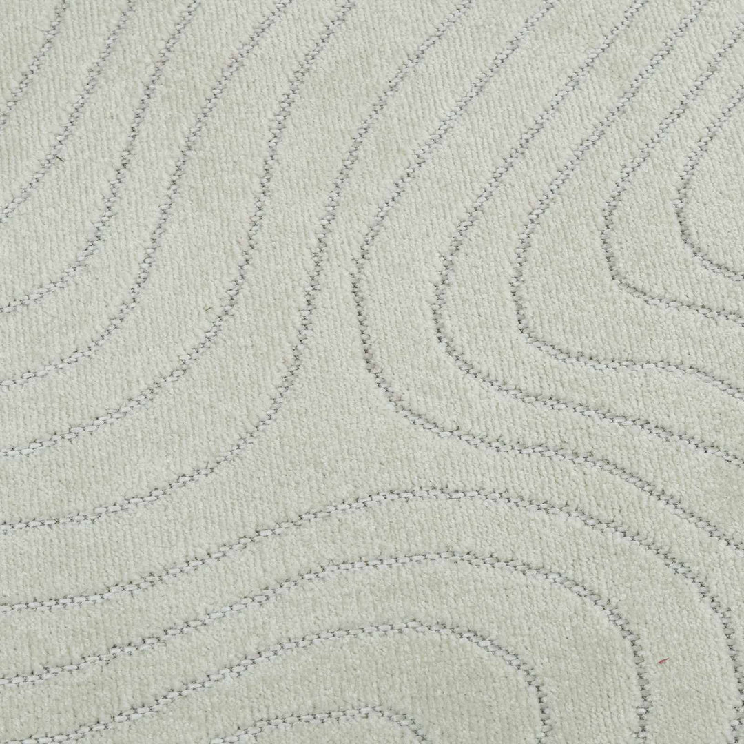 Områdetæpper Rund PALMERAS Grøn Ø 160 CM Polyester