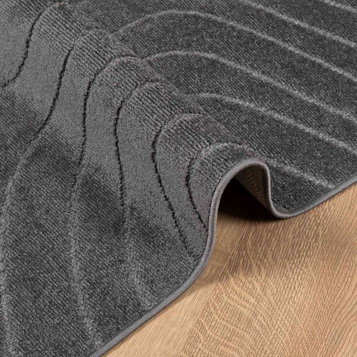 Områdetæpper Rektangulær PALMERAS Antracit 200 x 80 cm