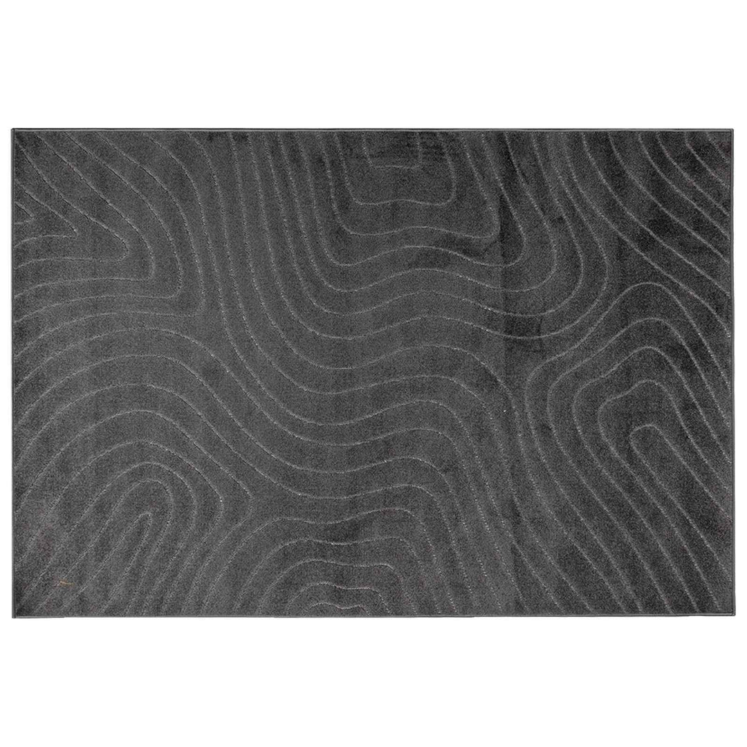 Områdetæpper PALMERAS Antracit 200 x 140 cm Polyester