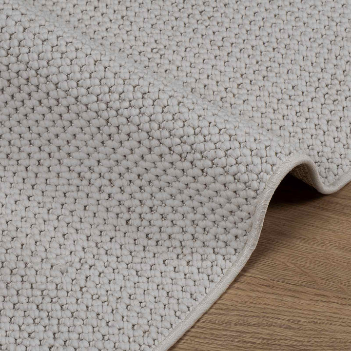 Områdetæpper Rektangulær LUGO Creme 200 x 140 cm Polyester