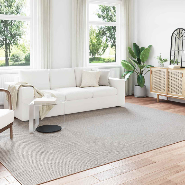 Indendørs tæppe LUGO Cremefarvet 340 x 240 cm Polyester