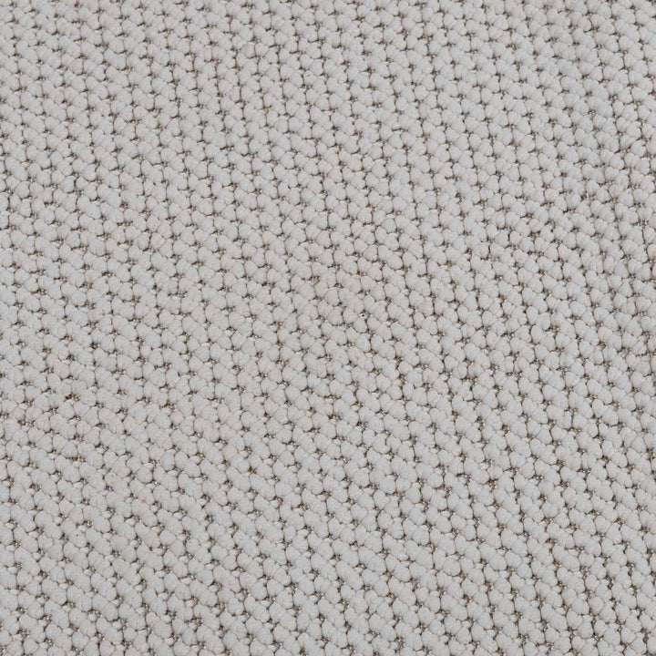 Områdetæpper Firkantet LUGO Creme 120 x 120 cm Polyester