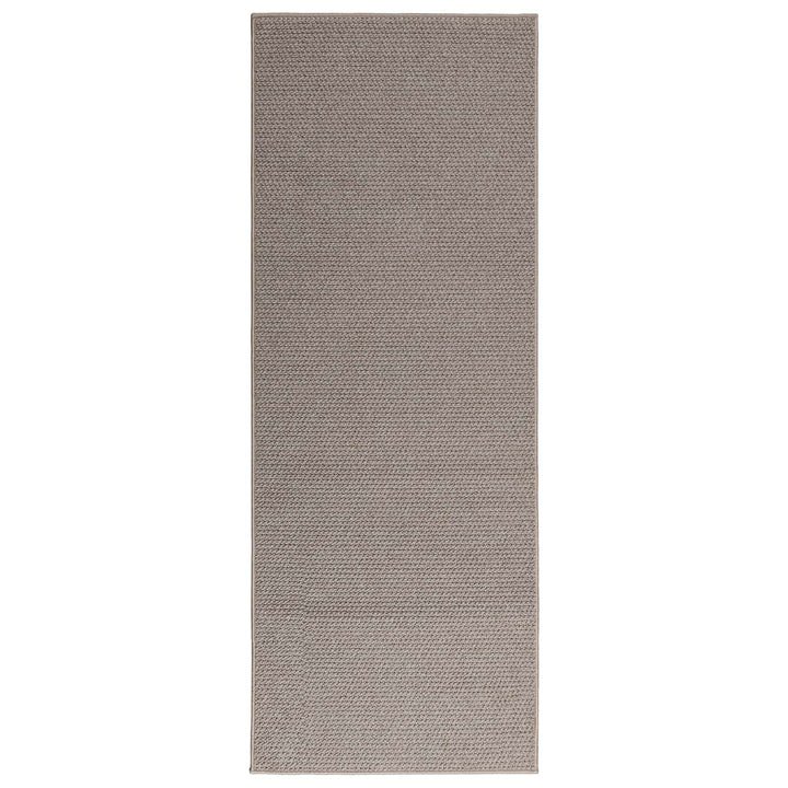Områdetæpper Rektangulær LUGO Gråbrun 80 x 150 cm Polyester