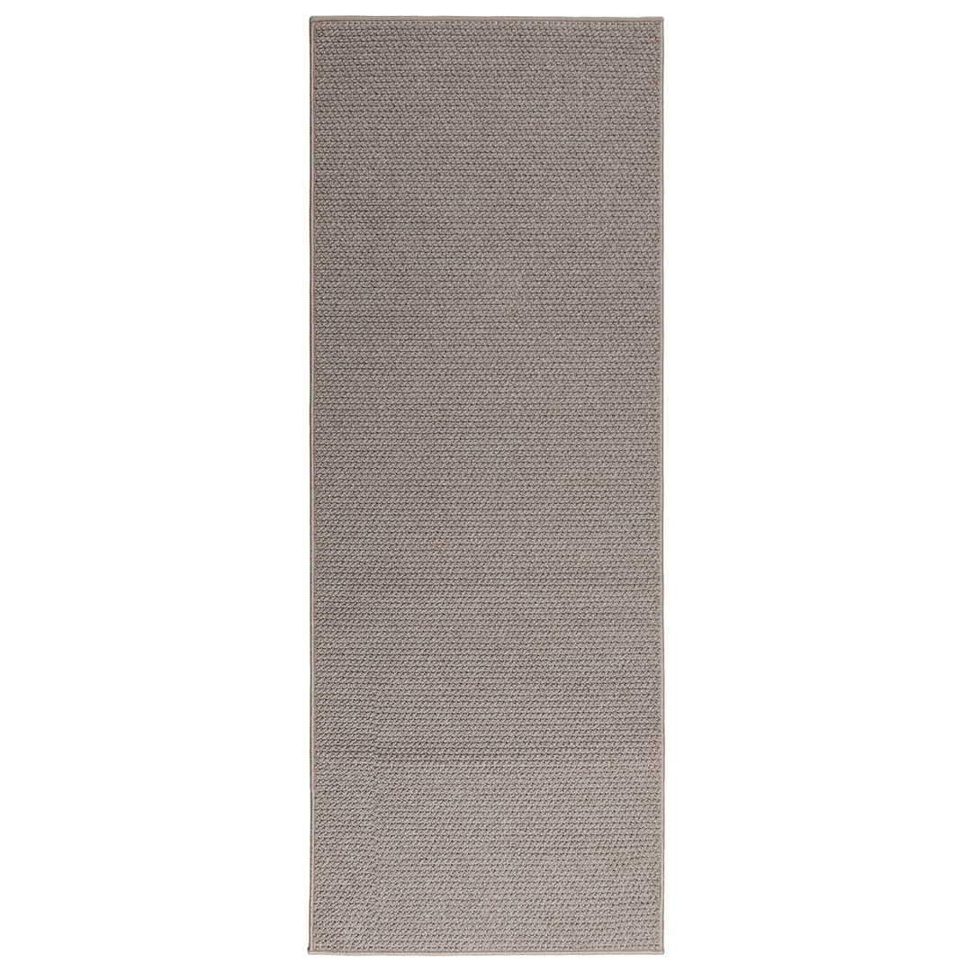 Områdetæpper Rektangulær LUGO Gråbrun 80 x 200 cm Polyester