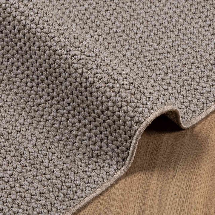 Områdetæpper Rektangulær LUGO Gråbrun 200 x 280 cm Polyester
