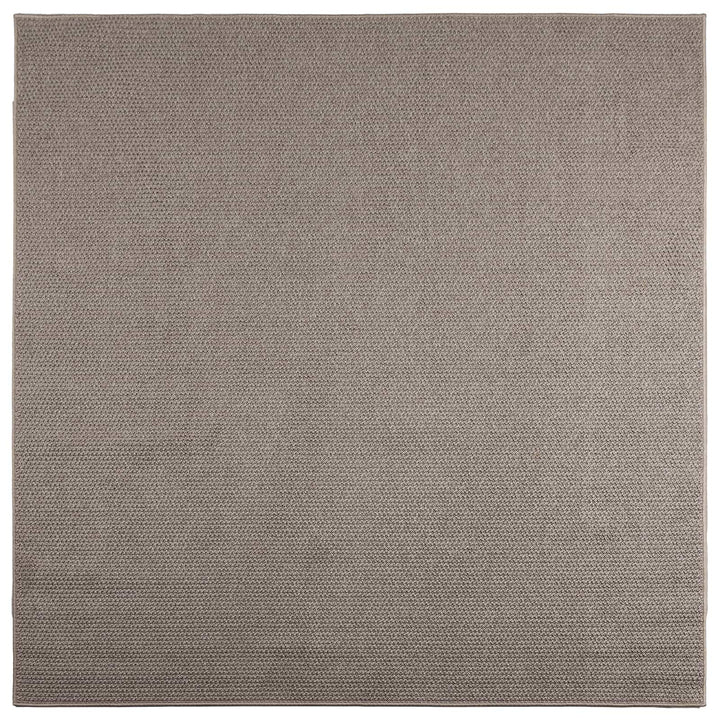 Områdetæpper Firkantet LUGO Gråbrun 120 x 120 cm Polyester