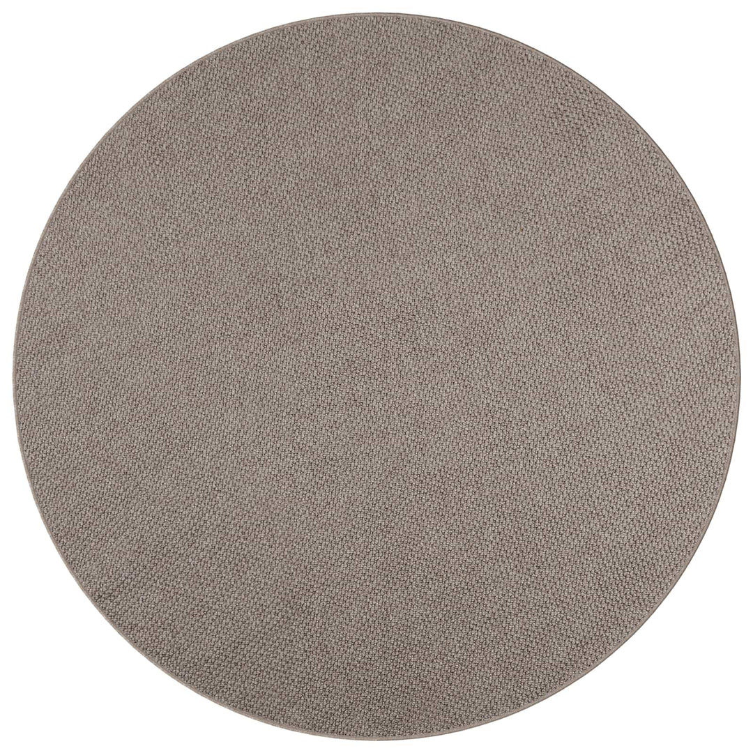 Indendørs tæppe LUGO Gråbrun Ø 200 CM Polyester