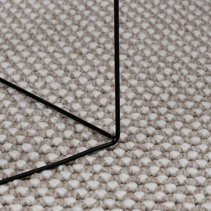 Områdetæpper LUGO Creme og Taupe 200 x 80 cm Polyester