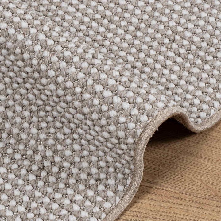 Områdetæpper LUGO Creme og Taupe 120 x 170 cm Polyester