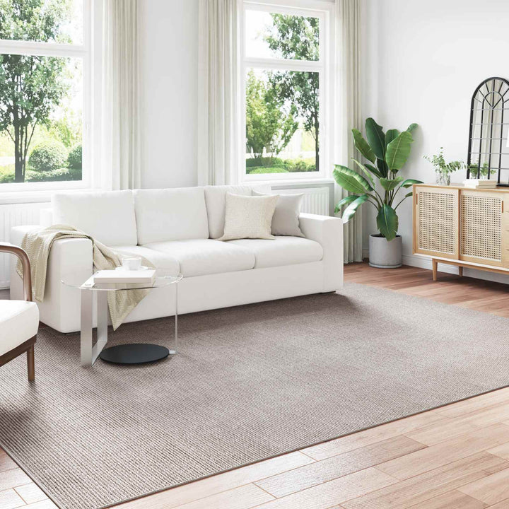 Indendørs tæppe LUGO Creme og Taupe 280 x 200 cm Polyester