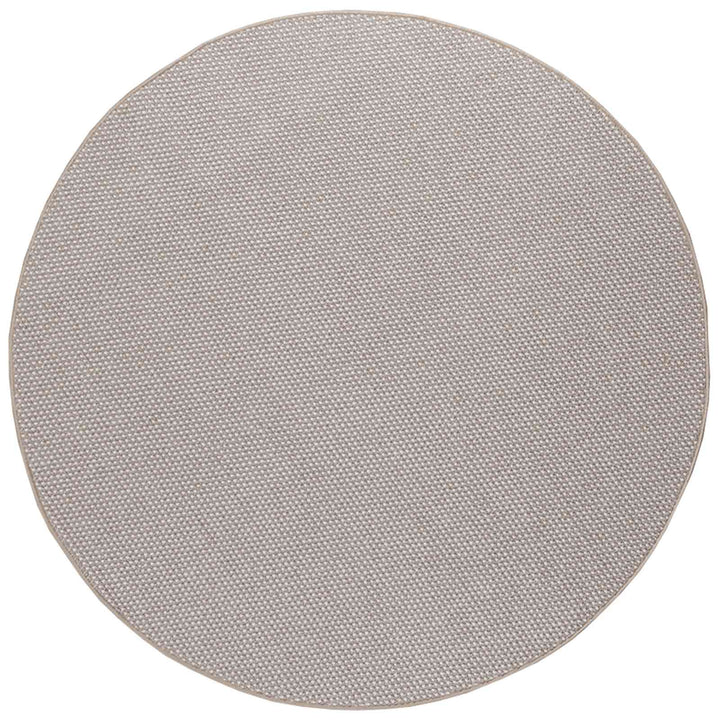 Områdetæpper Rund LUGO Creme og Taupe Ø 200 CM Polyester