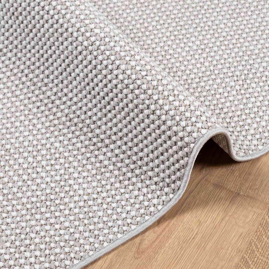 Områdetæpper Rektangulær LUGO Creme og grå 80 x 150 cm
