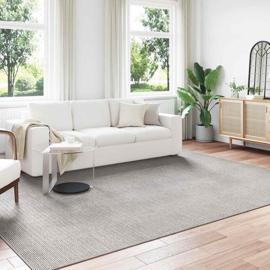Indendørs tæppe LUGO Creme og grå 280 x 200 cm Polyester