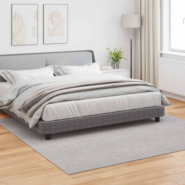 Indendørs tæppe LUGO Creme og grå 240 x 240 cm Polyester